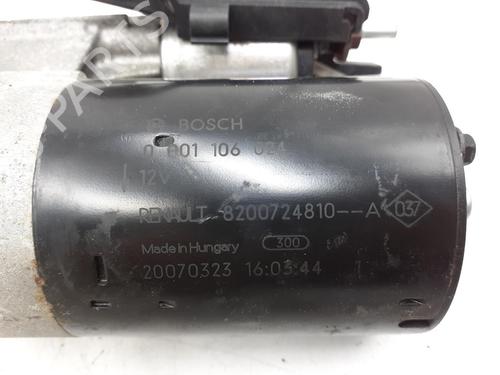 Startmotor RENAULT LAGUNA III (BT0/1) 2.0 16V Turbo (170 hp) 24789298