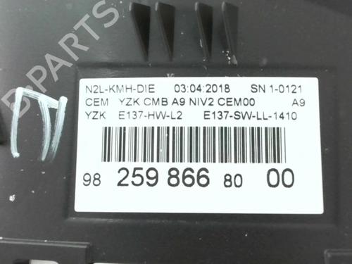 Instrument cluster PEUGEOT 208 I (CA_, CC_) 1.6 HDi / BlueHDi 75 | BP24779493C47 