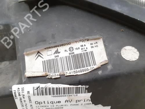 Left headlight CITROËN C3 Pluriel (HB_) 1.4 HDi | BP24790849C28 