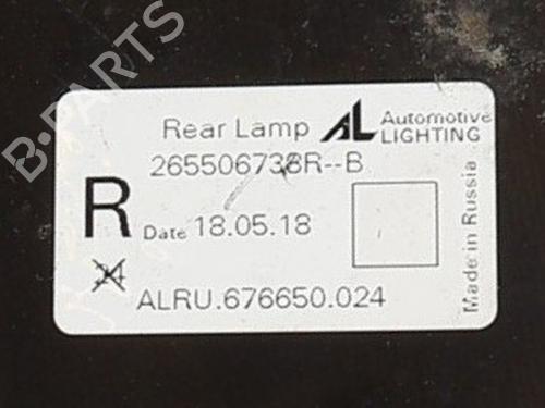 Right taillight RENAULT CAPTUR I (J5_, H5_) 1.5 dCi 90 (J5N4, J5M5, J5MW, J5M6, J5AL, J5AJ) | BP34701078C35  - Image 5