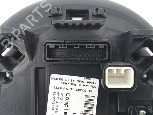 Used Instrument cluster Instrument cluster TOYOTA AYGO (_B4_) 1.0 (KGB40) (69 hp) 36654050 36654050