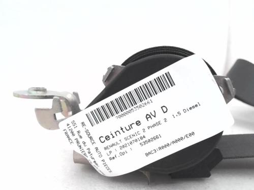 Høyre foran beltestrammer RENAULT SCÉNIC II (JM0/1_) 1.5 dCi (JM1E, JM16) (106 hp) 24782144