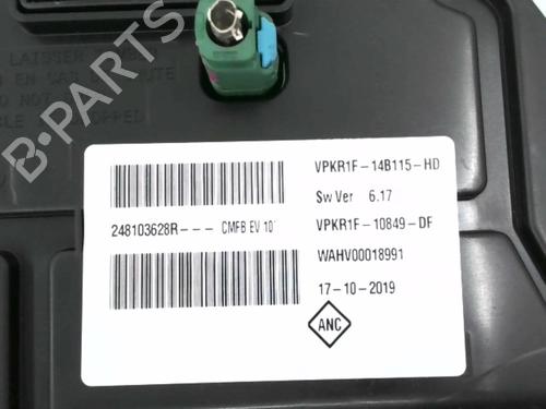 Instrument cluster RENAULT ZOE (BFM_) ZOE (BFMC, BFMD) | BP24781199C47