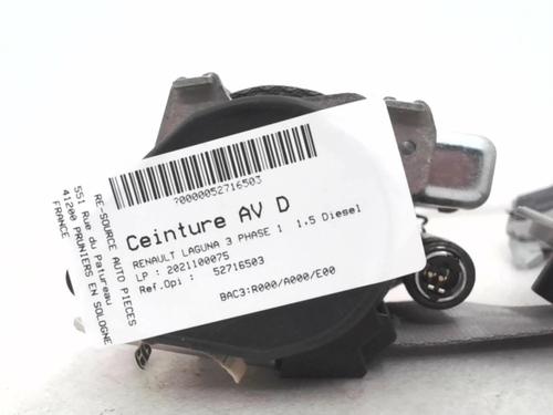 Front right belt tensioner RENAULT LAGUNA III (BT0/1) 1.5 dCi (BT00, BT0A, BT0T, BT1J) | BP24781839C88 