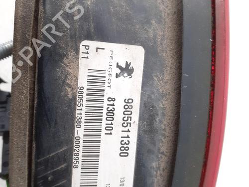 Left tailgate light PEUGEOT 3008 I MPV (0U_) 2.0 HDi 150 / BlueHDi 150 | BP24796719C79 