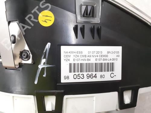 Used Instrument cluster Instrument cluster PEUGEOT 208 I (CA_, CC_) 1.6 VTi (120 hp) 24793954 24793954