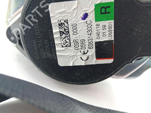 Front right seatbelt NISSAN MICRA V (K14) 0.9 IG-T | BP37076555I25 - Image 2