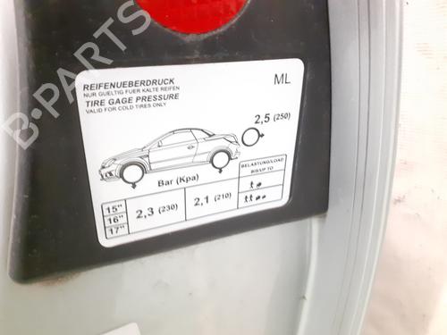 Rear parcel shelf PEUGEOT 208 I (CA_, CC_) 1.2 VTI 82 | BP24773268C85