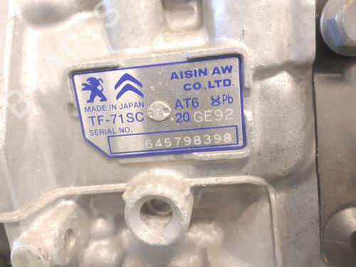 Gearbox CITROËN C3 III (SX) 1.2 THP 110 (SXHNPS, SXHNZT, SXHNZ6) | BP29967144M3 