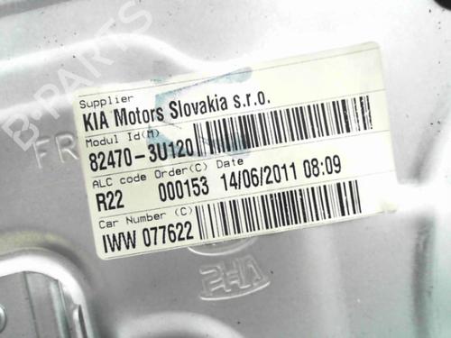 Front left window mechanism KIA SPORTAGE III (SL) 1.7 CRDi | BP24778242C22 