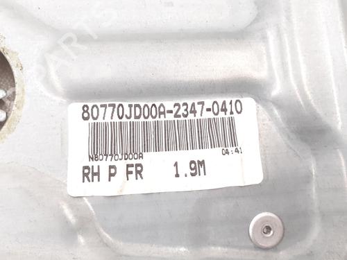 Front right window mechanism NISSAN QASHQAI / QASHQAI +2 I (J10, NJ10, JJ10E) 1.5 dCi | BP24772037C23 