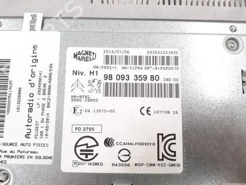 Radio PEUGEOT 508 SW I (8E_) 2.0 BlueHDi 180 | BP24796815E6 