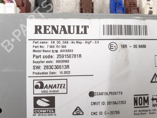 Radio RENAULT CLIO V (B7_) 1.0 TCe 90 (B7MT) | BP24771346E6 