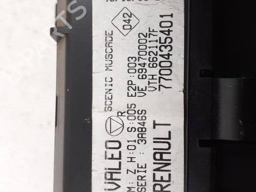 AC Styreenhet / Manøvreringsenhet RENAULT SCÉNIC I MPV (JA0/1_, FA0_) 1.8 16V (JA12, JA1R, JA1M, JA1A) (115 hp) 24783964