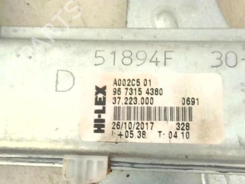 Front right window mechanism PEUGEOT 208 I (CA_, CC_) 1.6 HDi / BlueHDi 75 | BP24777860C23 