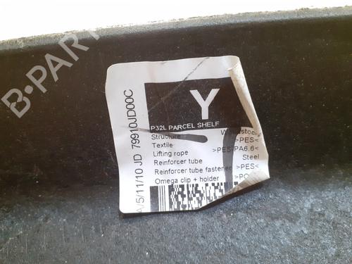 Rear parcel shelf NISSAN QASHQAI I (J10, NJ10) 2.0 dCi All-wheel Drive | BP27159655C85