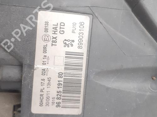 Left headlight PEUGEOT 3008 I MPV (0U_) 1.6 HDi | BP30170338C28 