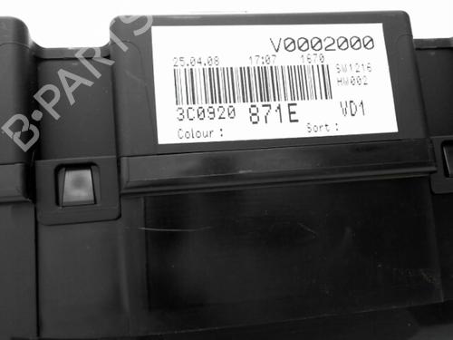 Cuadro instrumentos VW PASSAT B6 Variant (3C5) 2.0 TDI 16V (140 hp) 24777931