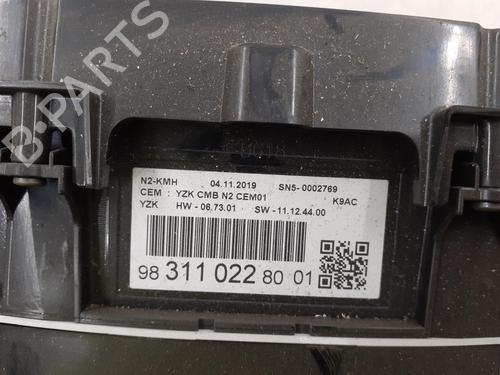 Instrument cluster CITROËN BERLINGO Box Body/MPV (K9) 1.5 BlueHDi 130 | BP24795955C47