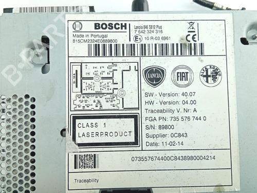 Radio LANCIA YPSILON (312_) 1.2 (312.PXA1A, 312.YXA1A) | BP37449929E6 - Image 3