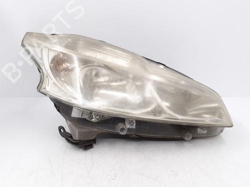 Used Right headlight PEUGEOT 208 I (CA_, CC_) 1.4 HDi (68 hp) 31148073