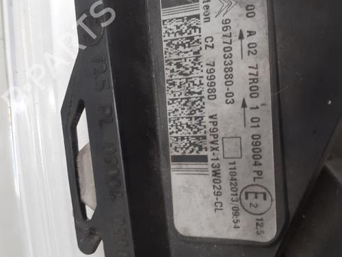 Right headlight CITROËN C3 II (SC_) 1.4 HDi 70 (SC8HZC, SC8HR0, SC8HP4) | BP29287916C29 