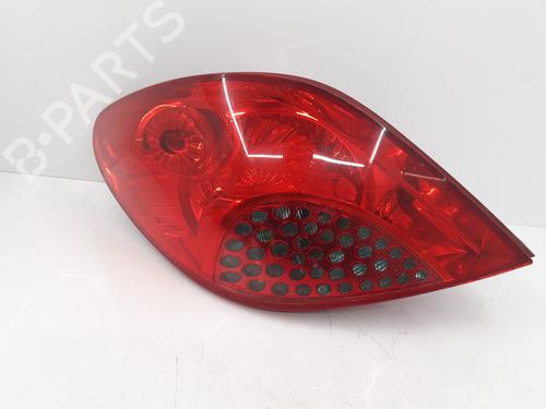 Used Left taillight PEUGEOT 207 (WA_, WC_) 1.6 HDi (90 hp) 30396080