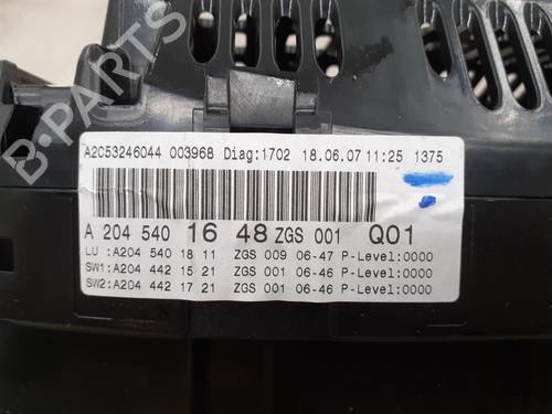 Instrument cluster MERCEDES-BENZ C-CLASS (W204) C 220 CDI (204.008) | BP24794090C47 