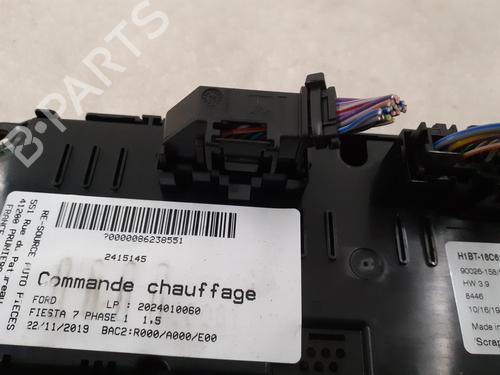 Climate control FORD FIESTA VII (HJ, HF) 1.5 ST EcoBoost | BP24793053I5 
