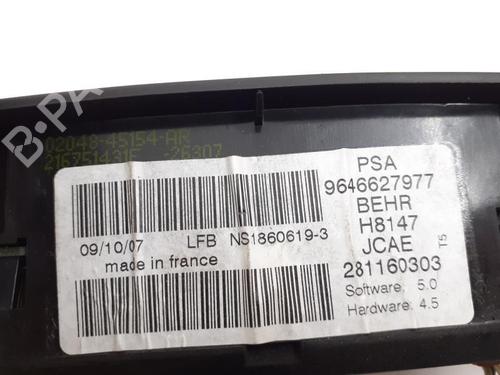 AC Styreenhet / Manøvreringsenhet PEUGEOT 307 Break (3E) 1.6 HDi 110 | BP24785680I5 