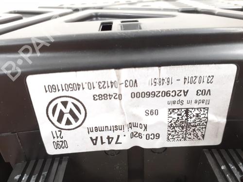 Instrument cluster VW POLO V (6R1, 6C1) 1.4 TDI | BP24787758C47 