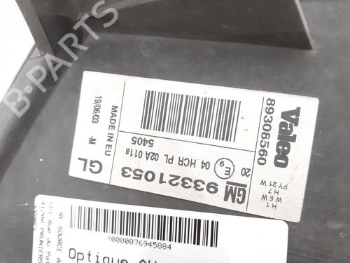 Højre forlygte OPEL MERIVA A MPV (X03) 1.6 16V (E75) | BP24789857C29 
