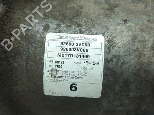 AC compressor NISSAN MICRA V (K14) 1.5 DCI | BP30396112M34 