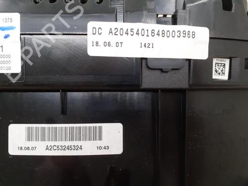 Instrument cluster MERCEDES-BENZ C-CLASS (W204) C 220 CDI (204.008) | BP24794090C47 