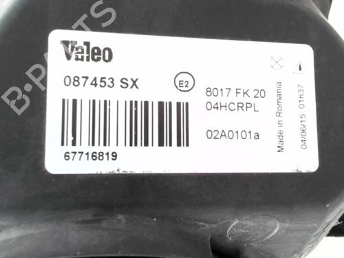Venstre forlygte OPEL ZAFIRA A MPV (T98) 2.0 DTI 16V (F75) | BP24781045C28 