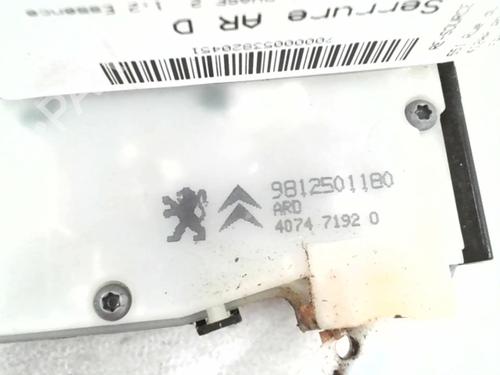 Rear right lock PEUGEOT 2008 I (CU_) 1.2 PureTech 82 | BP24782292C99