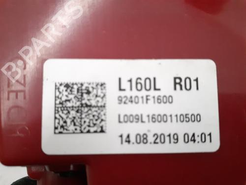 Left taillight KIA SPORTAGE IV (QL, QLE) 1.6 CRDi | BP30134072C34 