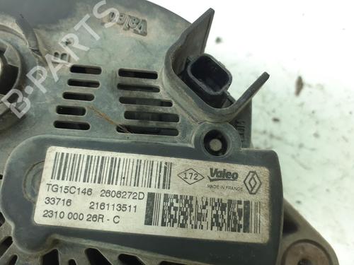 Used Alternator Alternator RENAULT KANGOO Express (FW0/1_) 1.5 dCi 75 (FW07, FW10, FW04) (75 hp) 24793711 24793711