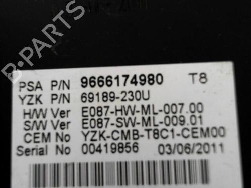Instrument cluster PEUGEOT 5008 (0U_, 0E_) 1.6 HDi | BP24775910C47 