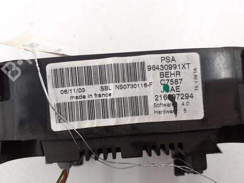 AC Styreenhet / Manøvreringsenhet PEUGEOT 307 (3A/C) 2.0 HDi 90 | BP24786291I5 