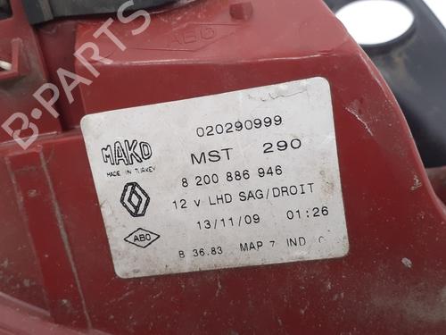 Right taillight RENAULT CLIO III (BR0/1, CR0/1) 1.5 dCi (C/BR0G, C/BR1G) | BP30877477C35