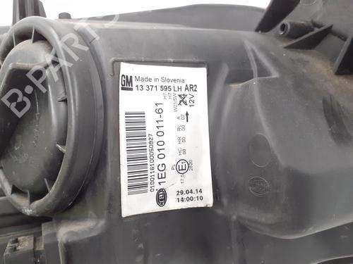 Left headlight OPEL ASTRA J (P10) 1.4 Turbo (68) | BP31696045C28 