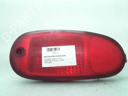 Used Rear fog light HYUNDAI SANTA FÉ I (SM) 2.0 CRDi (113 hp) 24776720