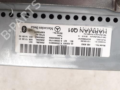 Used Radio Radio MERCEDES-BENZ C-CLASS (W205) C 220 BlueTEC / d (205.002, 205.004) (170 hp) 24772616 24772616