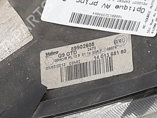 Left headlight PEUGEOT EXPERT Tepee (VF3X_) 2.0 HDi 130 | BP39257998C28 - Image 5