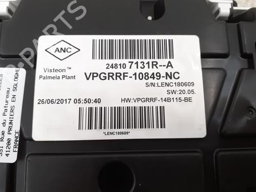 Instrument cluster RENAULT CAPTUR I (J5_, H5_) 1.5 dCi 110 | BP24796703C47 - Image 2