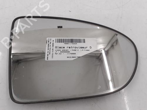 Vetro dello specchietto destro NISSAN QASHQAI I (J10, NJ10) 1.5 dCi (110 hp) 31763089