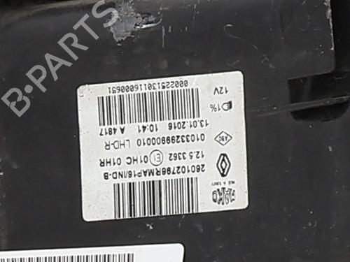 Højre forlygte Højre forlygte RENAULT CLIO IV (BH_) 1.5 dCi 75 (75 hp) 37277461 37277461