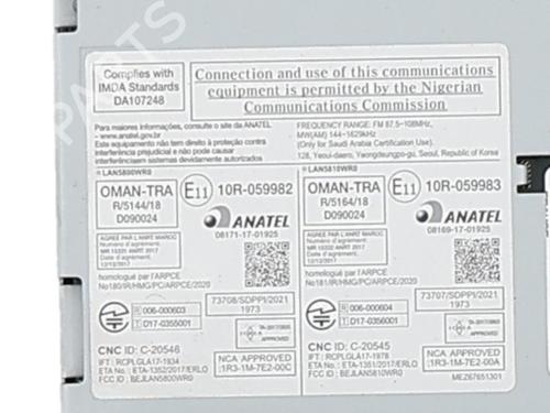 Radio DACIA SPRING EV (B6M1) | BP39630771E6 - Image 6