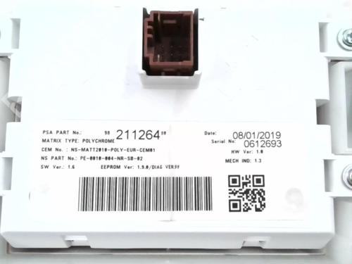 Instrument cluster PEUGEOT 208 I (CA_, CC_) 1.2 THP 110 | BP24781313C47